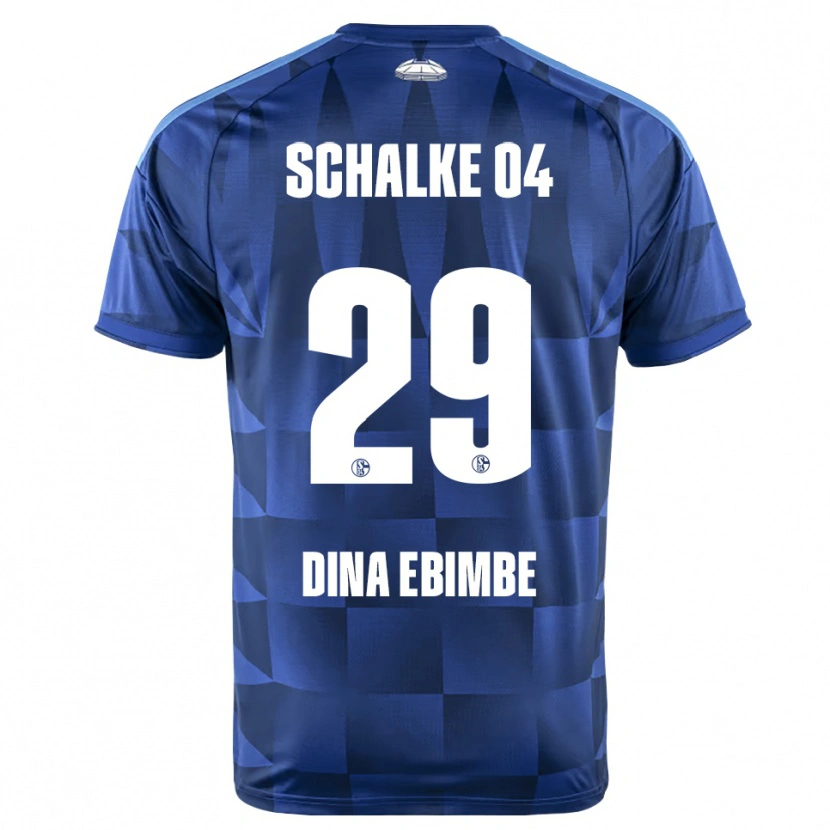 Danxen Uomo Maglia Junior Dina Ebimbe #29 Blu Scuro Giallo Bianco Kit Gara Home 2026/27 Maglietta