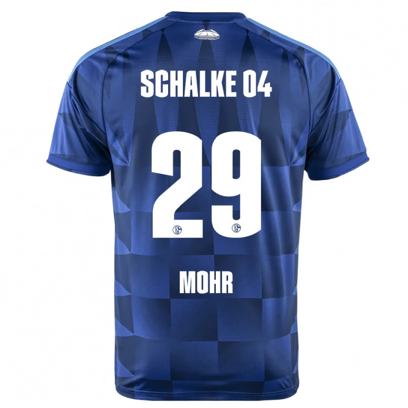 Danxen Uomo Maglia Tobias Mohr #29 Blu Scuro Giallo Bianco Kit Gara Home 2026/27 Maglietta