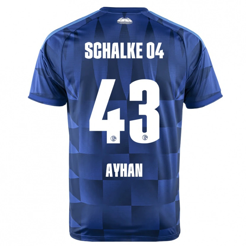Danxen Uomo Maglia Mertcan Ayhan #43 Blu Scuro Giallo Bianco Kit Gara Home 2026/27 Maglietta