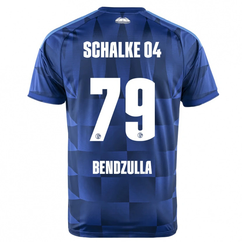 Danxen Uomo Maglia Leonie Bendzulla #79 Blu Scuro Giallo Bianco Kit Gara Home 2026/27 Maglietta
