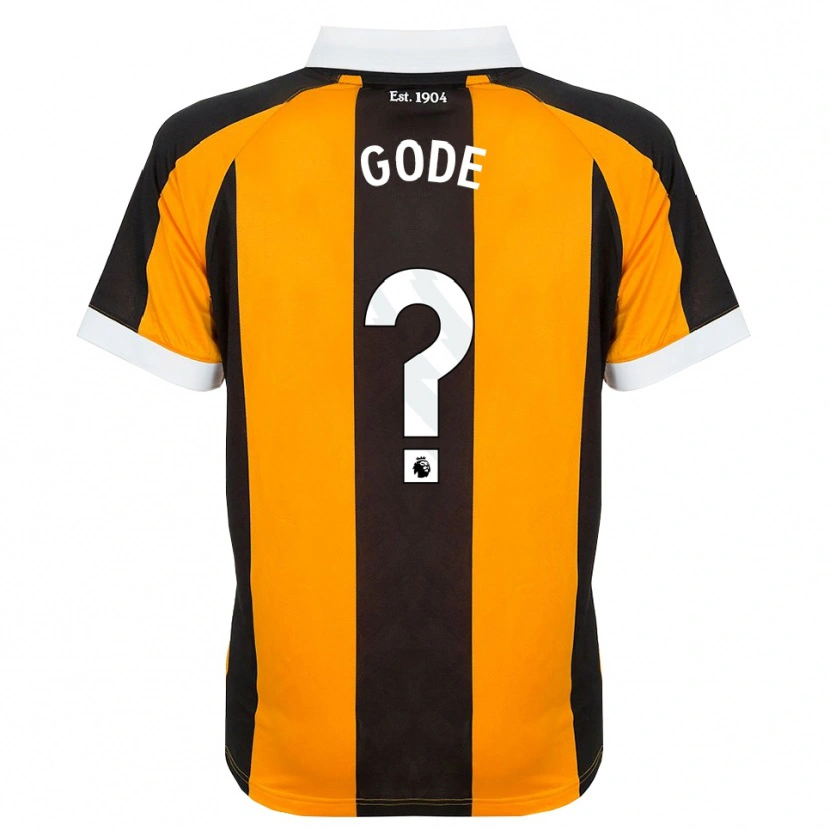 Danxen Uomo Maglia Ted Gode #0 Arancione Nero Bianco Kit Gara Home 2026/27 Maglietta
