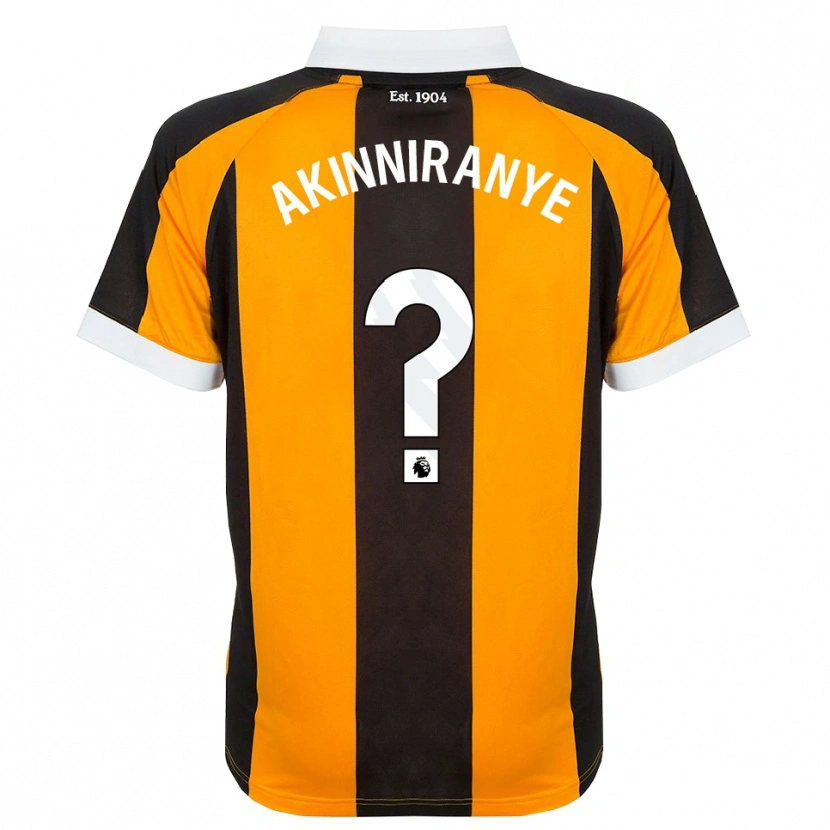 Danxen Uomo Maglia George Akinniranye #0 Arancione Nero Bianco Kit Gara Home 2026/27 Maglietta