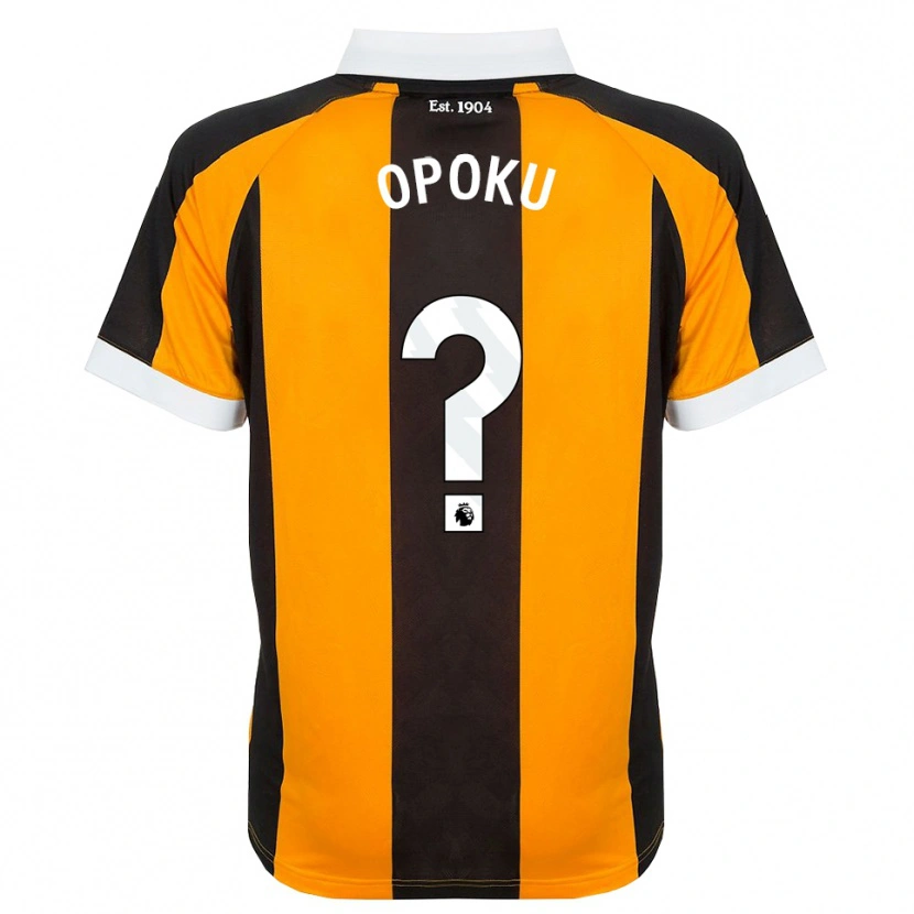 Danxen Uomo Maglia Sam Opoku #0 Arancione Nero Bianco Kit Gara Home 2026/27 Maglietta