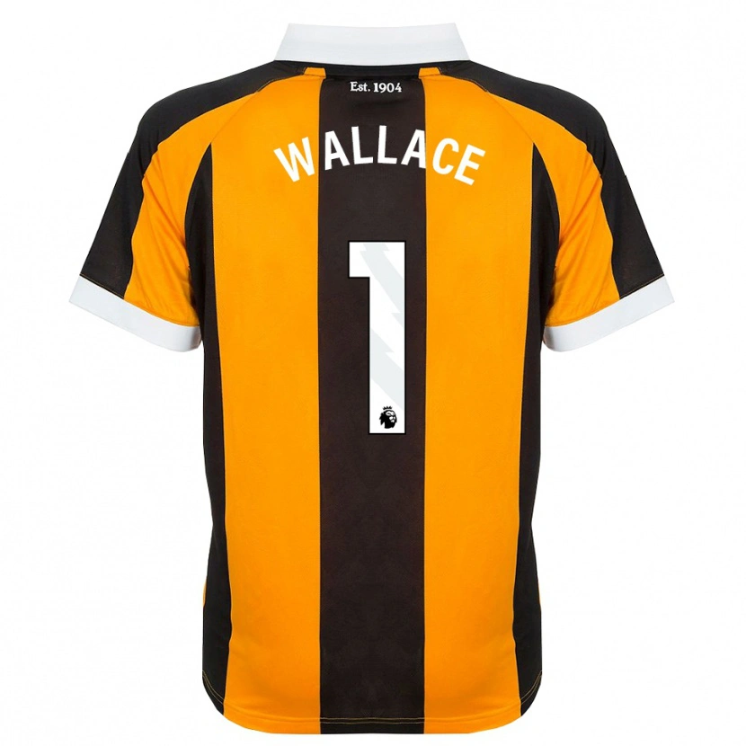 Danxen Uomo Maglia Abbi Wallace #1 Arancione Nero Bianco Kit Gara Home 2026/27 Maglietta