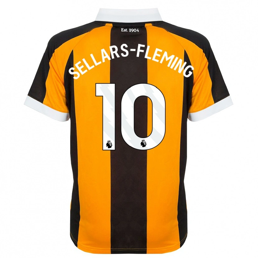 Danxen Uomo Maglia Tyrell Sellars-Fleming #10 Arancione Nero Bianco Kit Gara Home 2026/27 Maglietta