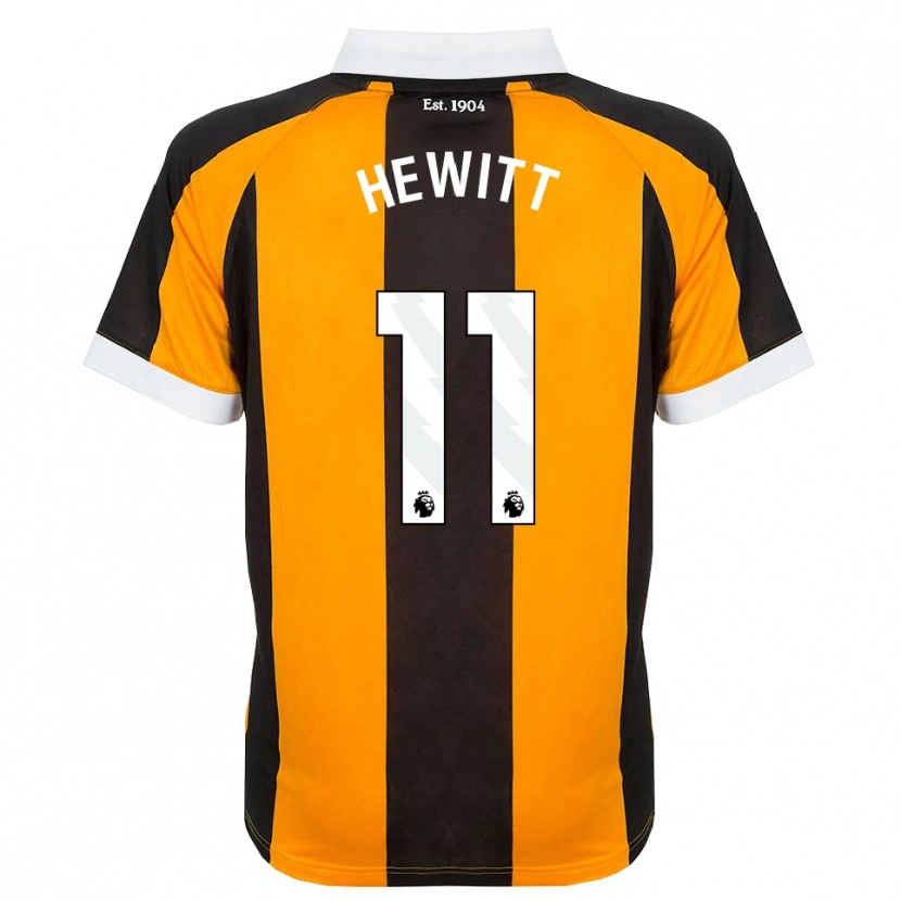 Danxen Uomo Maglia Stan Hewitt #11 Arancione Nero Bianco Kit Gara Home 2026/27 Maglietta