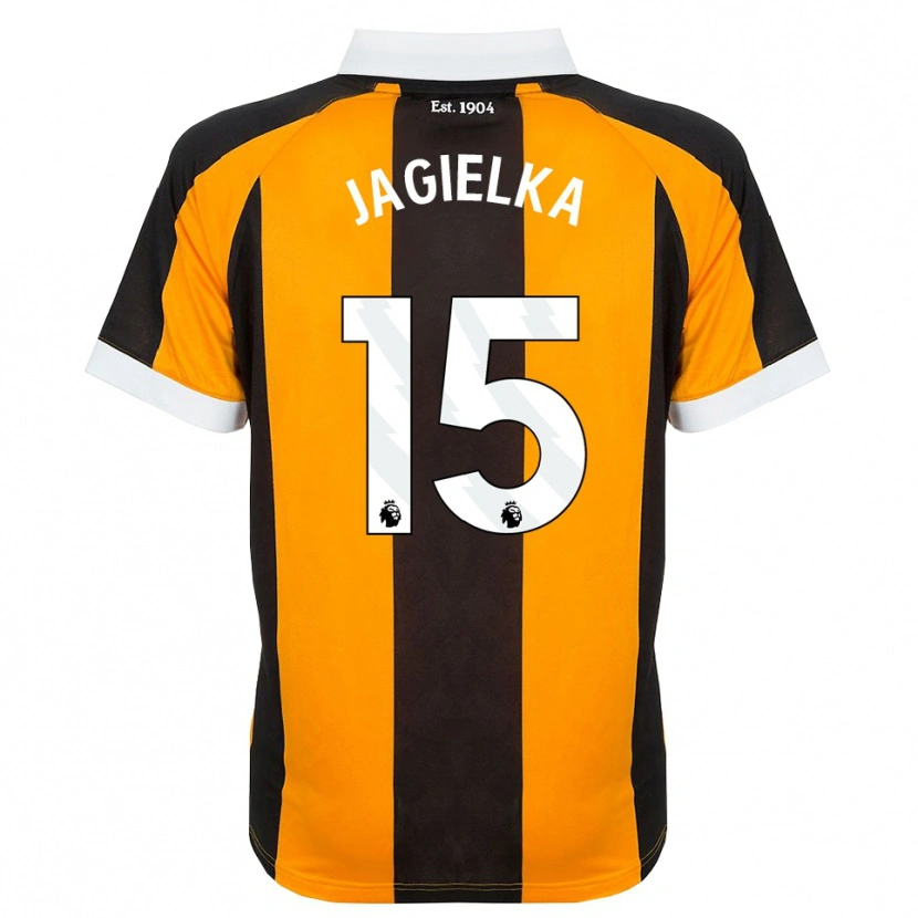 Danxen Uomo Maglia Zac Jagielka #15 Arancione Nero Bianco Kit Gara Home 2026/27 Maglietta