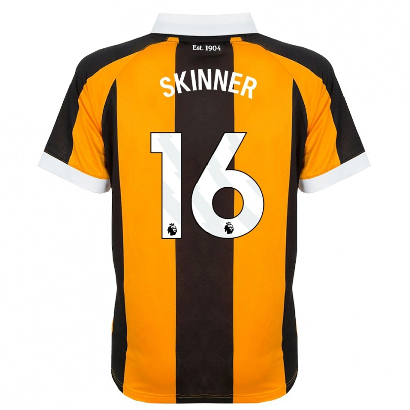 Danxen Uomo Maglia Harley Skinner #16 Arancione Nero Bianco Kit Gara Home 2026/27 Maglietta