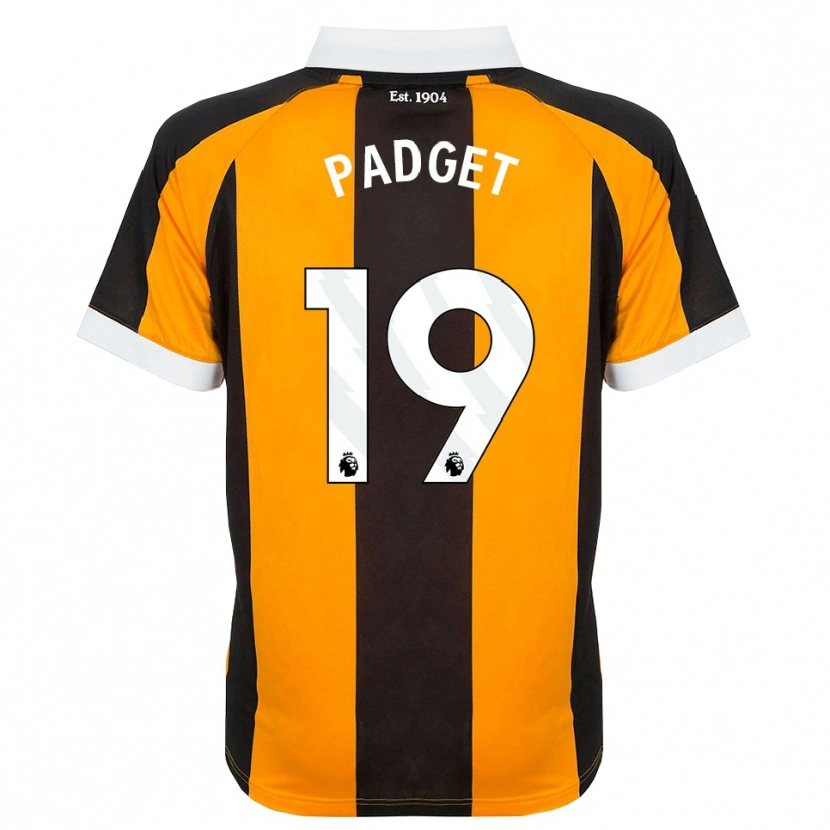 Danxen Uomo Maglia Bethany Padget #19 Arancione Nero Bianco Kit Gara Home 2026/27 Maglietta