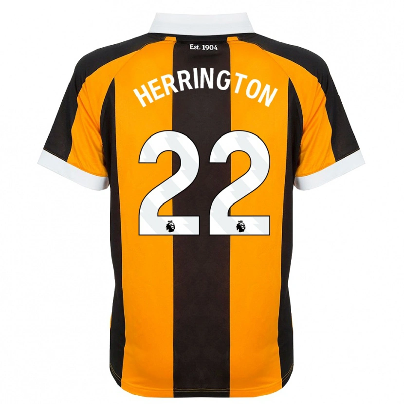 Danxen Uomo Maglia Lucas Herrington #22 Arancione Nero Bianco Kit Gara Home 2026/27 Maglietta