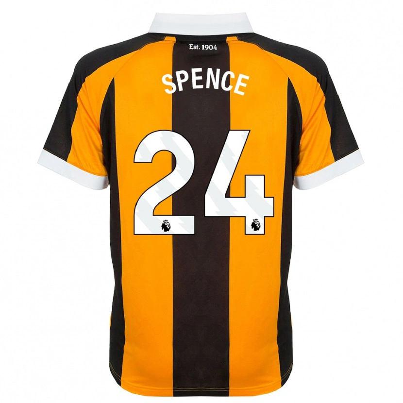 Danxen Uomo Maglia Emily Spence #24 Arancione Nero Bianco Kit Gara Home 2026/27 Maglietta