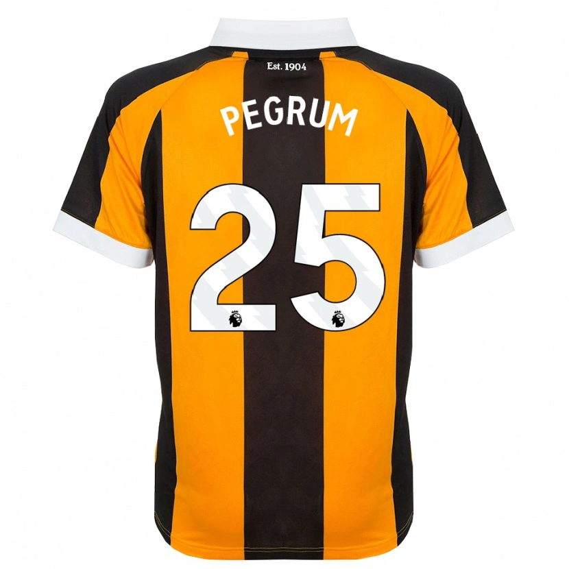 Danxen Uomo Maglia Florence Pegrum #25 Arancione Nero Bianco Kit Gara Home 2026/27 Maglietta