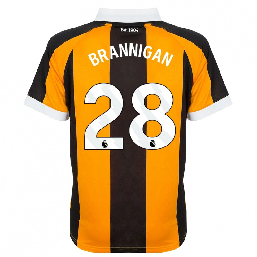 Danxen Uomo Maglia Aoife Brannigan #28 Arancione Nero Bianco Kit Gara Home 2026/27 Maglietta
