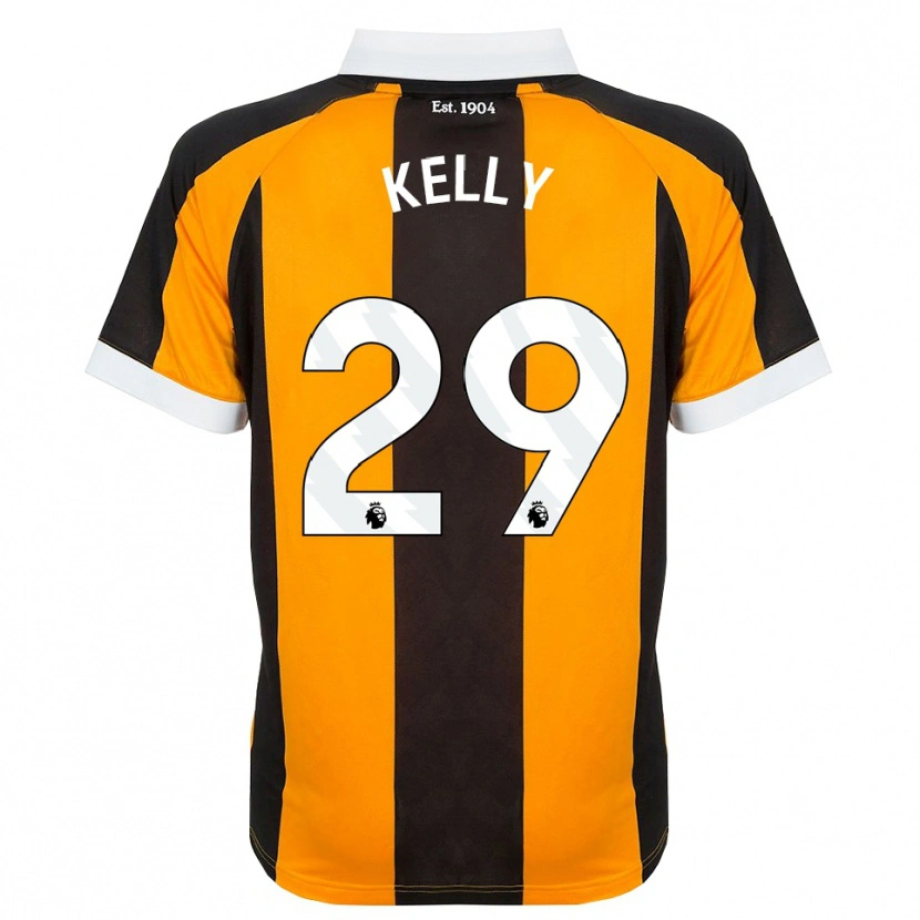 Danxen Uomo Maglia Ace Kelly #29 Arancione Nero Bianco Kit Gara Home 2026/27 Maglietta