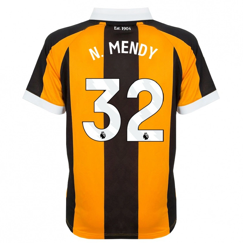 Danxen Uomo Maglia Nobel Mendy #32 Arancione Nero Bianco Kit Gara Home 2026/27 Maglietta