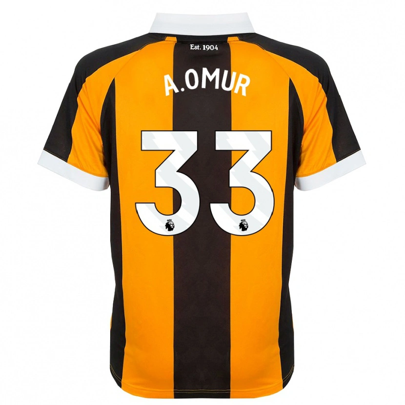 Danxen Uomo Maglia Abdülkadir Ömür #33 Arancione Nero Bianco Kit Gara Home 2026/27 Maglietta