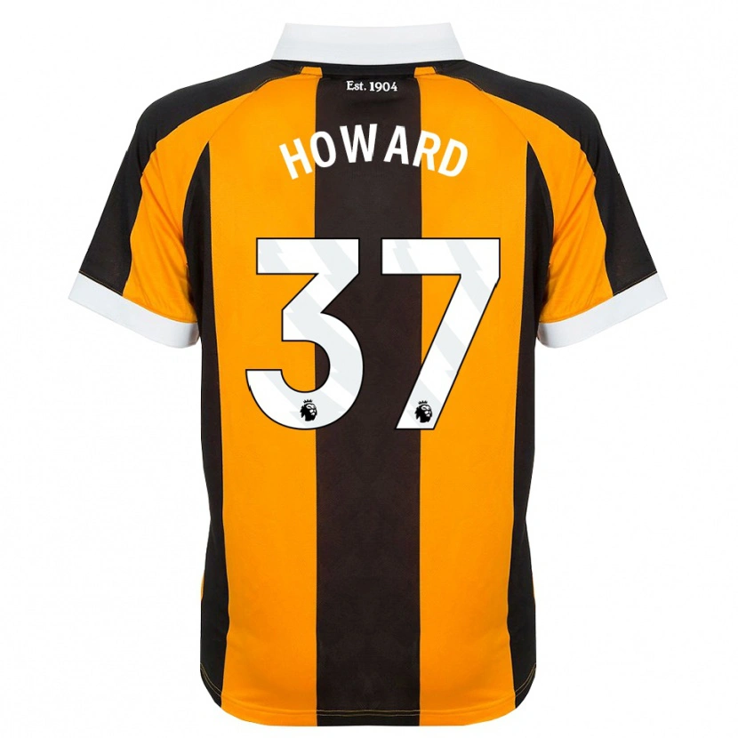 Danxen Uomo Maglia Scarlet Howard #37 Arancione Nero Bianco Kit Gara Home 2026/27 Maglietta