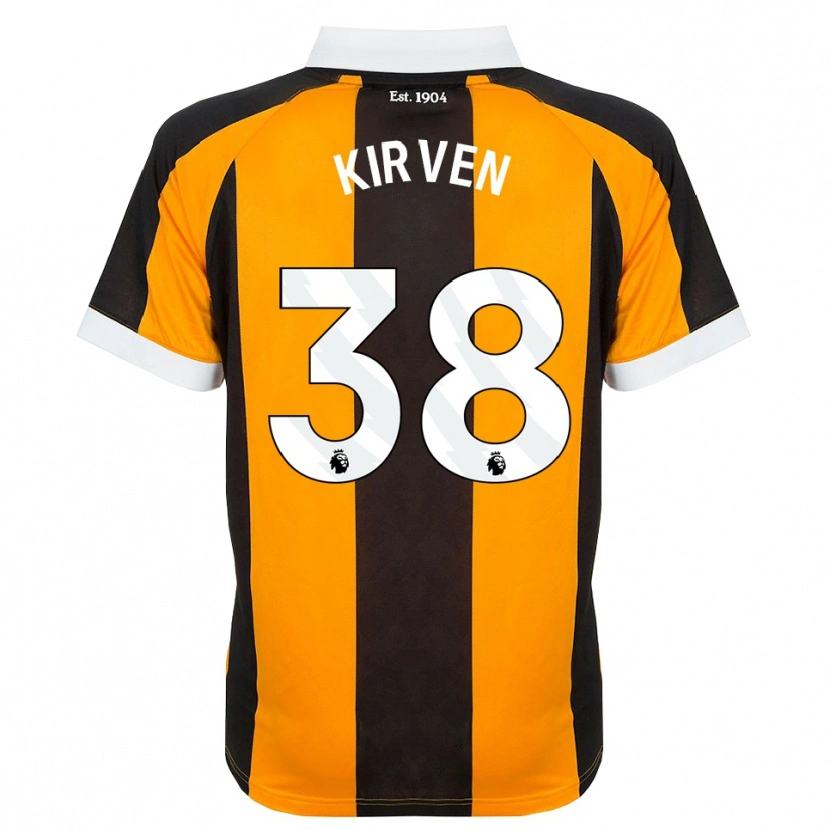 Danxen Uomo Maglia Tess Kirven #38 Arancione Nero Bianco Kit Gara Home 2026/27 Maglietta