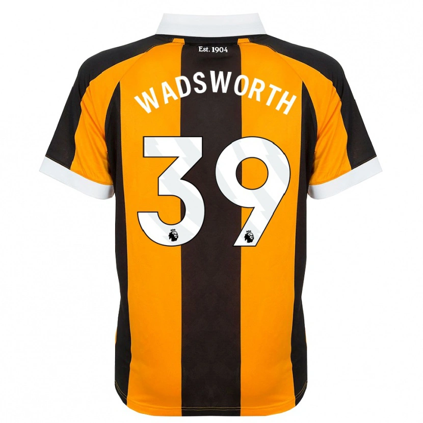 Danxen Uomo Maglia Noah Wadsworth #39 Arancione Nero Bianco Kit Gara Home 2026/27 Maglietta