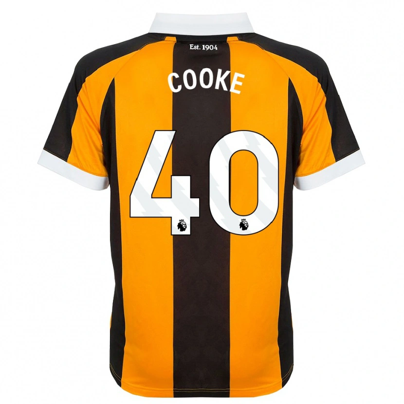 Danxen Uomo Maglia Megan Cooke #40 Arancione Nero Bianco Kit Gara Home 2026/27 Maglietta