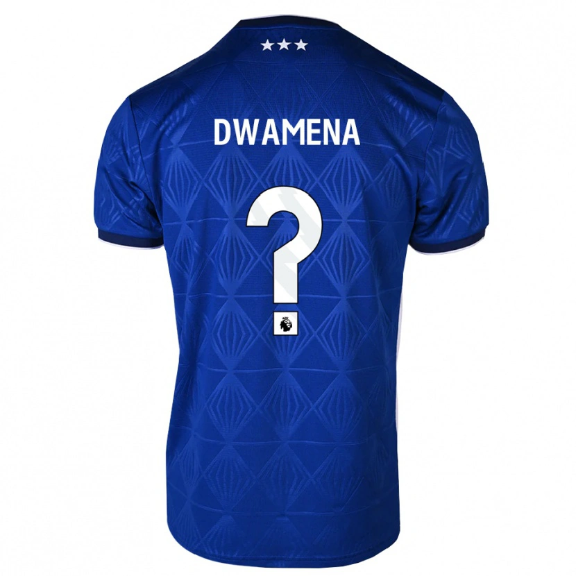 Danxen Uomo Maglia Nick Nkansa-Dwamena #0 Blu Medio Bianco Rosso Kit Gara Home 2026/27 Maglietta