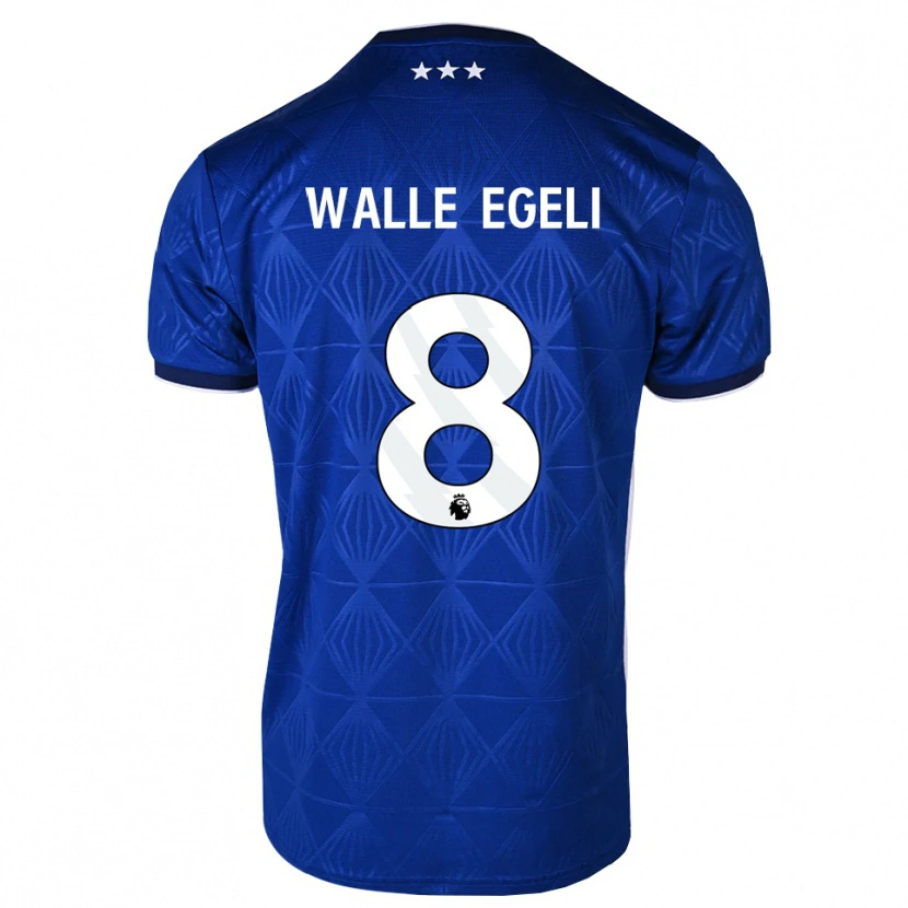 Danxen Uomo Maglia Sindre Walle Egeli #8 Blu Medio Bianco Rosso Kit Gara Home 2026/27 Maglietta