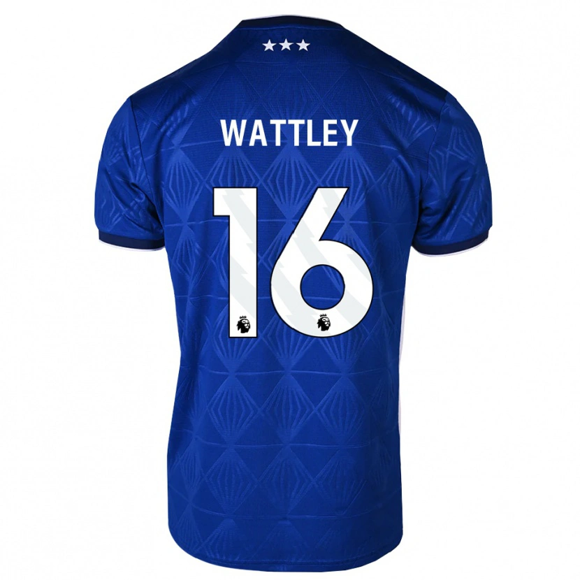 Danxen Uomo Maglia Zac Wattley #16 Blu Medio Bianco Rosso Kit Gara Home 2026/27 Maglietta