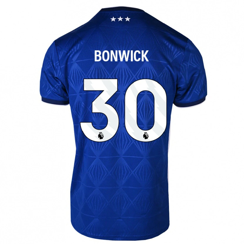 Danxen Uomo Maglia Kaci-Jai Bonwick #30 Blu Medio Bianco Rosso Kit Gara Home 2026/27 Maglietta