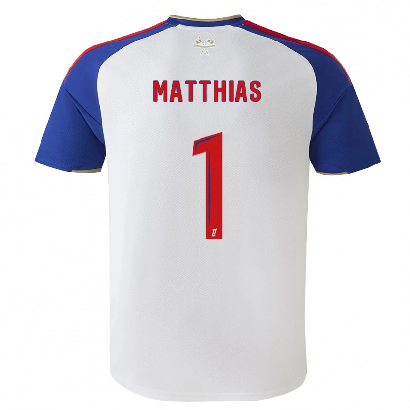 Danxen Uomo Maglia Matthias Da Silva #1 Blu Reale Rosso Bianco Kit Gara Home 2026/27 Maglietta