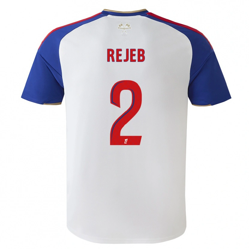 Danxen Uomo Maglia Jibril Rejeb #2 Blu Reale Rosso Bianco Kit Gara Home 2026/27 Maglietta