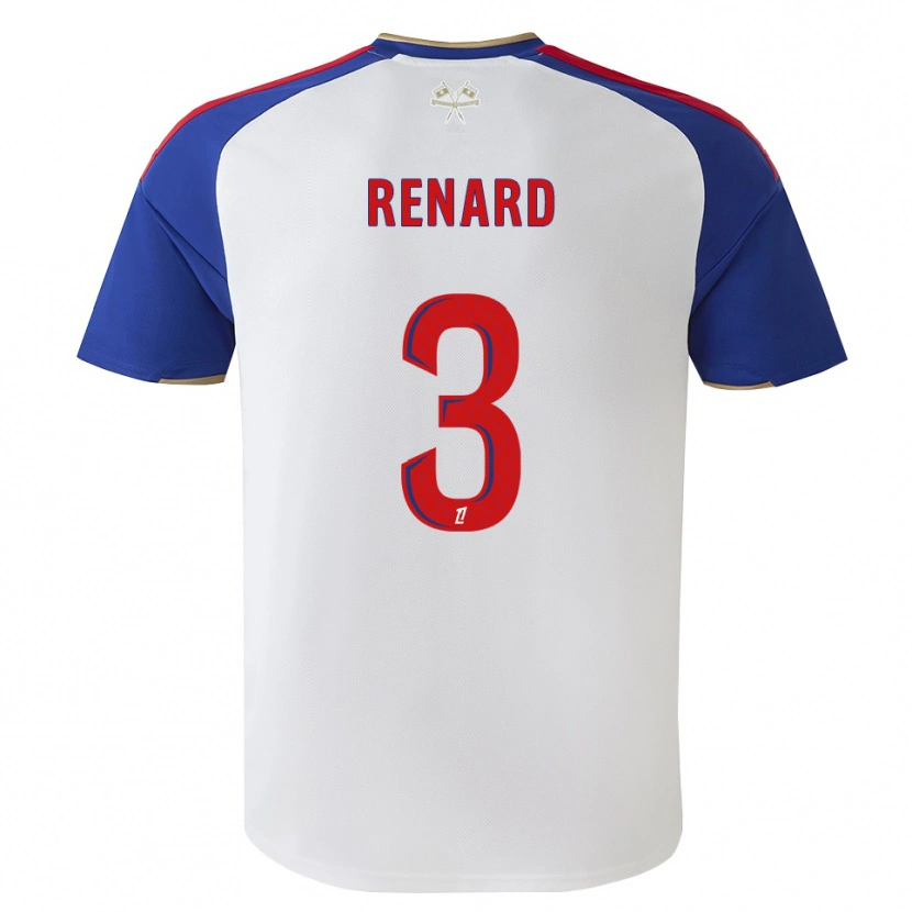 Danxen Uomo Maglia Wendie Renard #3 Blu Reale Rosso Bianco Kit Gara Home 2026/27 Maglietta