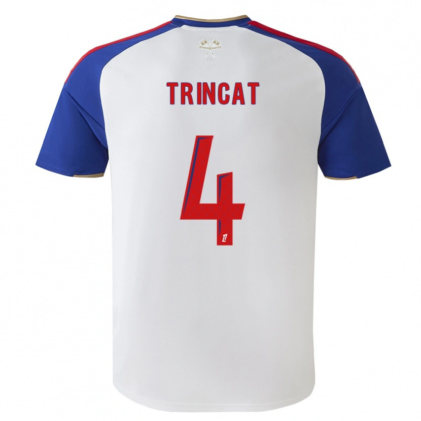 Danxen Uomo Maglia Aaron Trincat #4 Blu Reale Rosso Bianco Kit Gara Home 2026/27 Maglietta