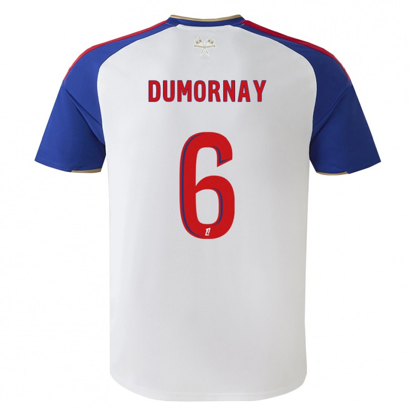 Danxen Uomo Maglia Melchie Dumornay #6 Blu Reale Rosso Bianco Kit Gara Home 2026/27 Maglietta