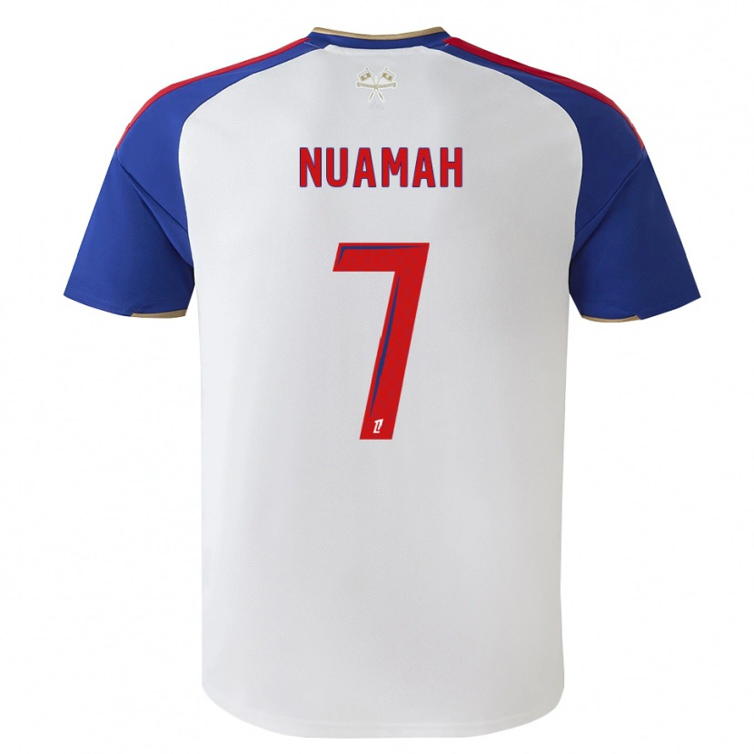 Danxen Uomo Maglia Ernest Nuamah #7 Blu Reale Rosso Bianco Kit Gara Home 2026/27 Maglietta