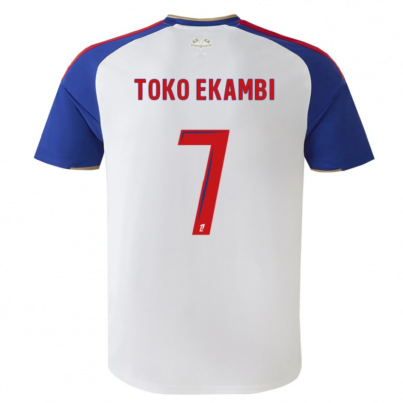 Danxen Uomo Maglia Karl Toko Ekambi #7 Blu Reale Rosso Bianco Kit Gara Home 2026/27 Maglietta