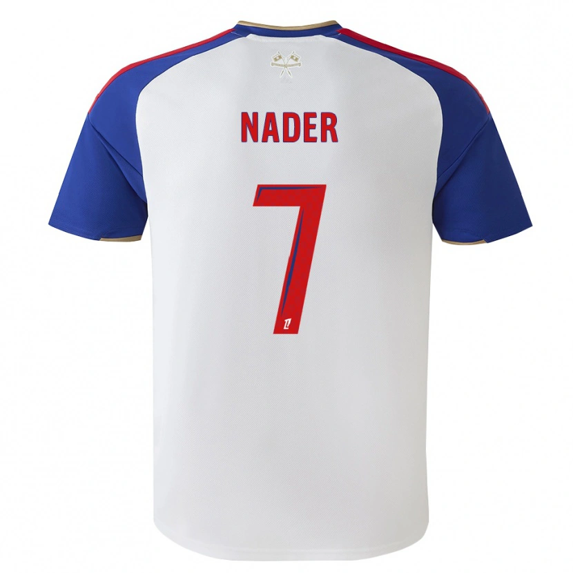 Danxen Uomo Maglia Saad Nader #7 Blu Reale Rosso Bianco Kit Gara Home 2026/27 Maglietta