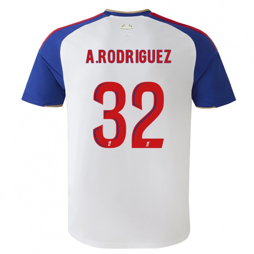 Danxen Uomo Maglia Alejandro Gomes Rodríguez #32 Blu Reale Rosso Bianco Kit Gara Home 2026/27 Maglietta