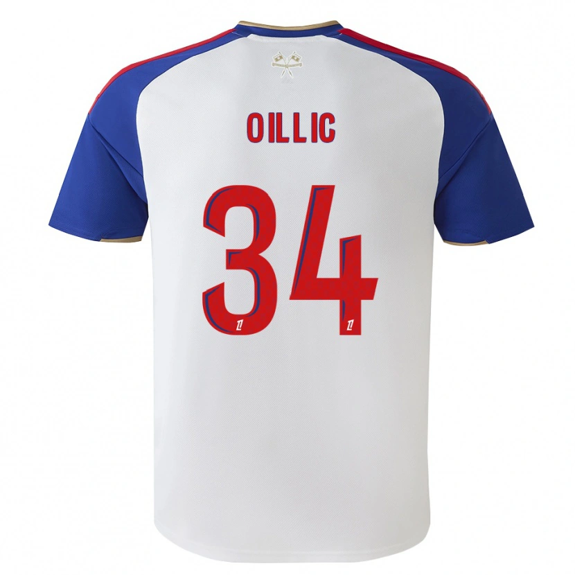 Danxen Uomo Maglia Laureen Oillic #34 Blu Reale Rosso Bianco Kit Gara Home 2026/27 Maglietta
