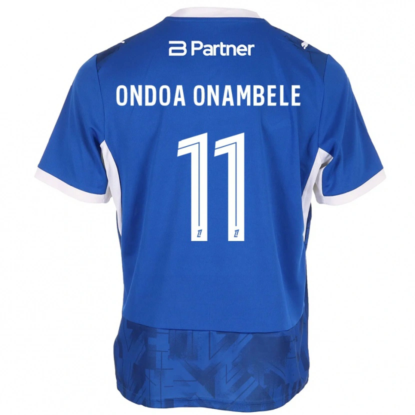 Danxen Uomo Maglia Fred Ondoa Onambele #11 Blu Medio Bianco Kit Gara Home 2026/27 Maglietta