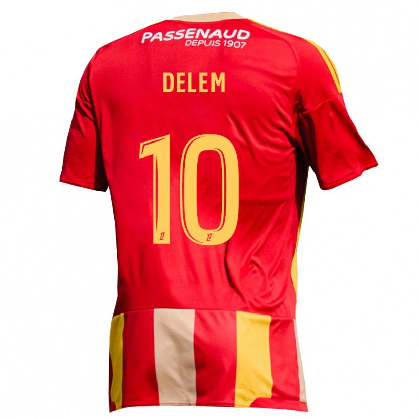 Danxen Uomo Maglia Noah Delem #10 Giallo Rosso Verde Kit Gara Home 2026/27 Maglietta