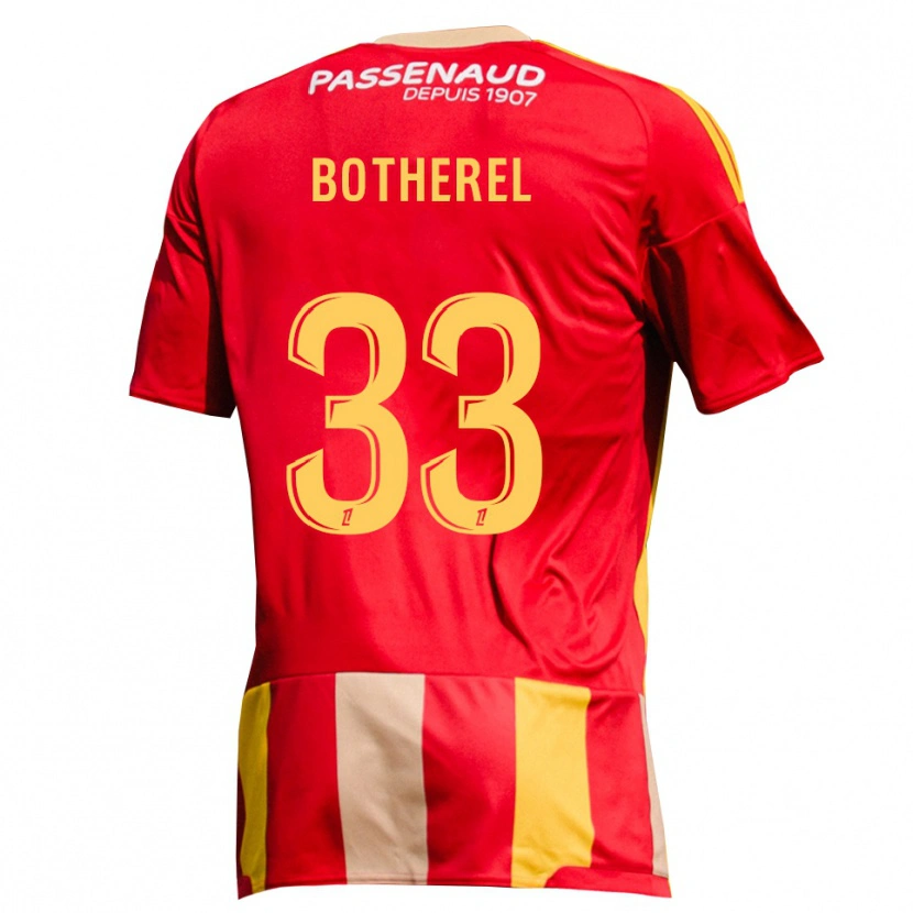 Danxen Uomo Maglia Lucas Botherel #33 Giallo Rosso Verde Kit Gara Home 2026/27 Maglietta