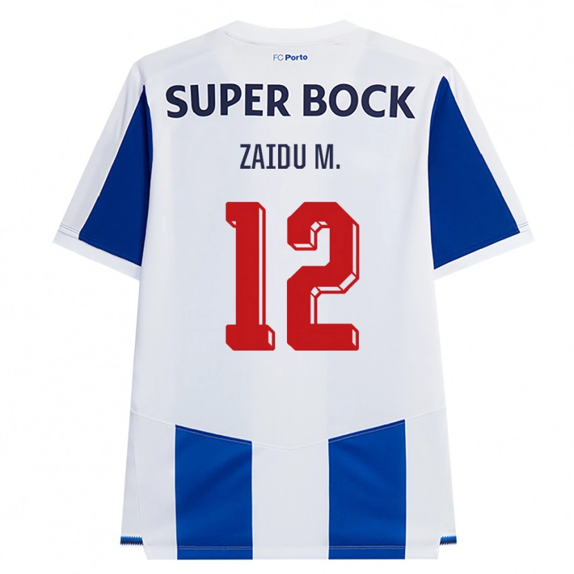 Danxen Uomo Maglia Zaidu Sanusi #12 Blu Bianco Rosso Kit Gara Home 2026/27 Maglietta