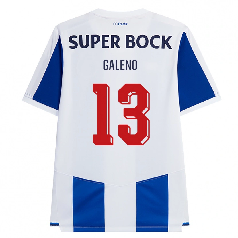 Danxen Uomo Maglia Galeno #13 Blu Bianco Rosso Kit Gara Home 2026/27 Maglietta