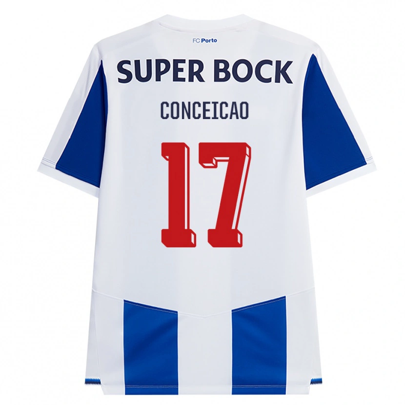 Danxen Uomo Maglia Rodrigo Conceicao #17 Blu Bianco Rosso Kit Gara Home 2026/27 Maglietta
