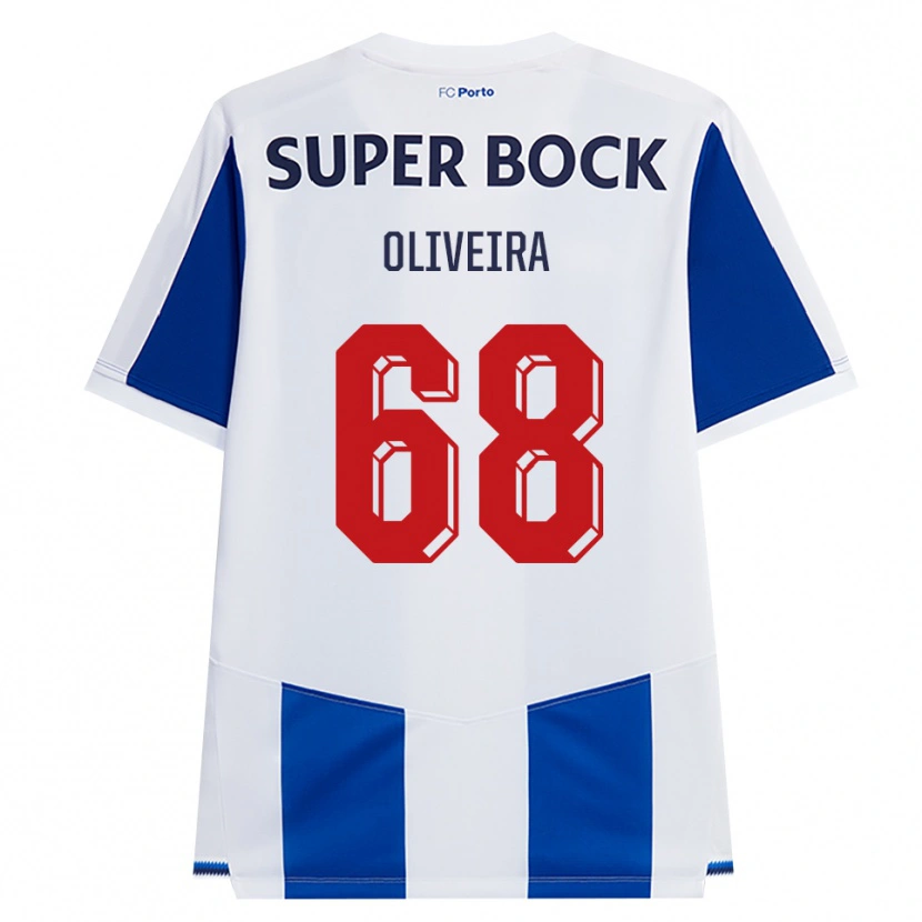 Danxen Uomo Maglia André Oliveira #68 Blu Bianco Rosso Kit Gara Home 2026/27 Maglietta