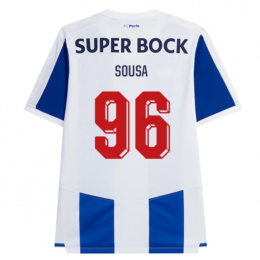 Danxen Uomo Maglia Filipe Sousa #96 Blu Bianco Rosso Kit Gara Home 2026/27 Maglietta
