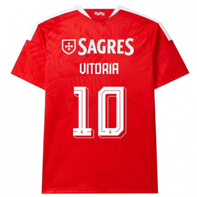 Danxen Uomo Maglia Ana Vitoria #10 Rosso Bianco Giallo Kit Gara Home 2026/27 Maglietta