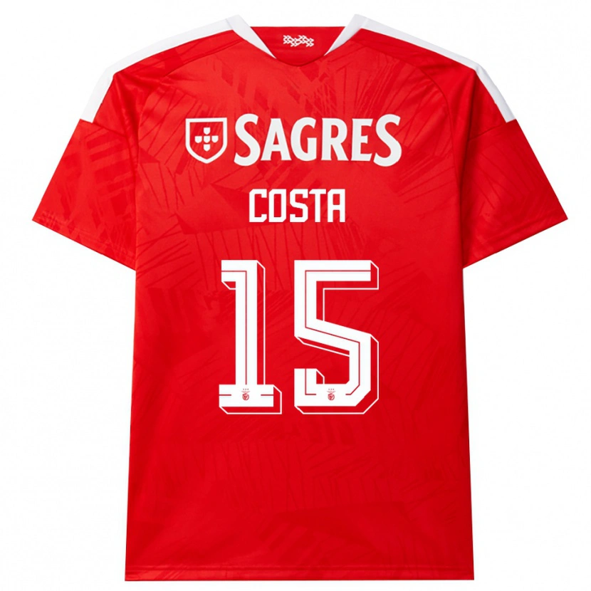 Danxen Uomo Maglia Carole Costa #15 Rosso Bianco Giallo Kit Gara Home 2026/27 Maglietta