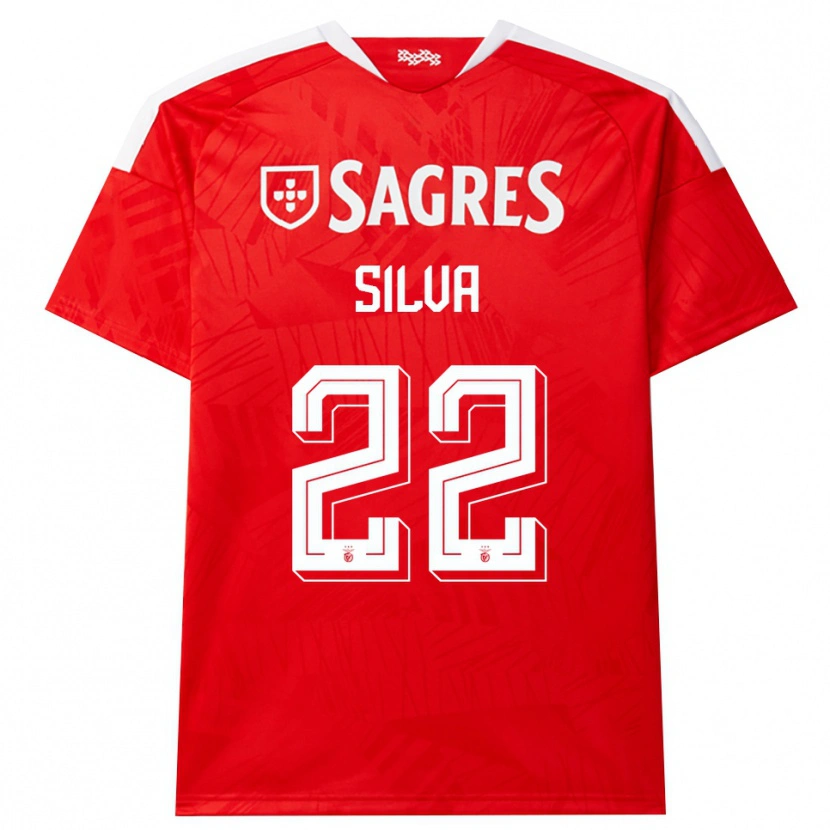 Danxen Uomo Maglia Amelia Silva #22 Rosso Bianco Giallo Kit Gara Home 2026/27 Maglietta