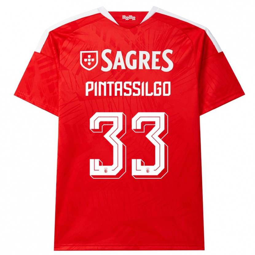 Danxen Uomo Maglia Lara Pintassilgo #33 Rosso Bianco Giallo Kit Gara Home 2026/27 Maglietta